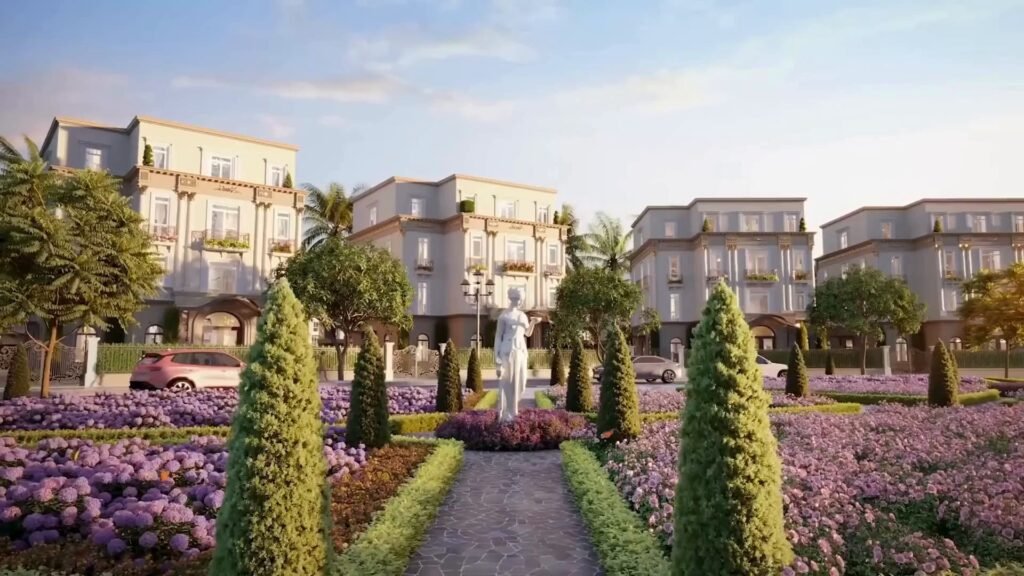 Phối cảnh biệt thự vinhomes paradise cần giờ